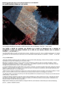 Article des DNA - Question à Me François Bleykasten